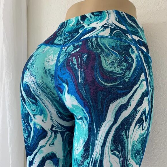 PATAGONIA green cropped leggings sz S womens - Picture 5 of 10